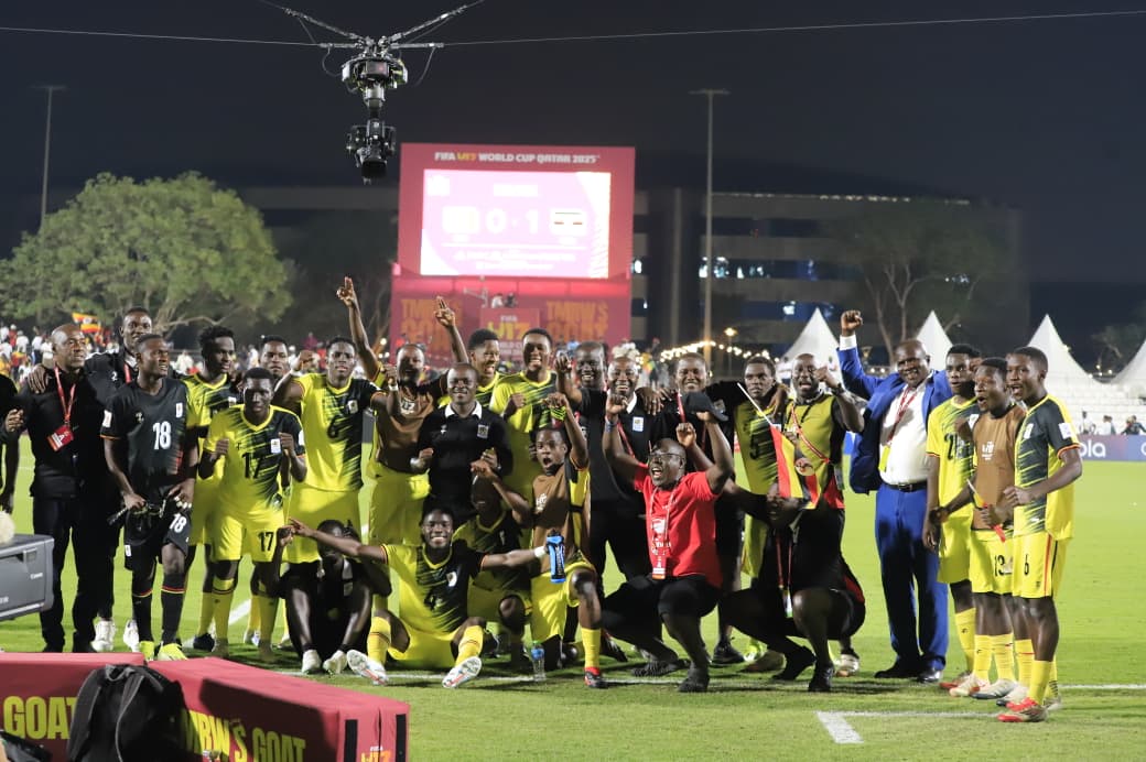 Uganda Cubs celebrating after defeating Senegal